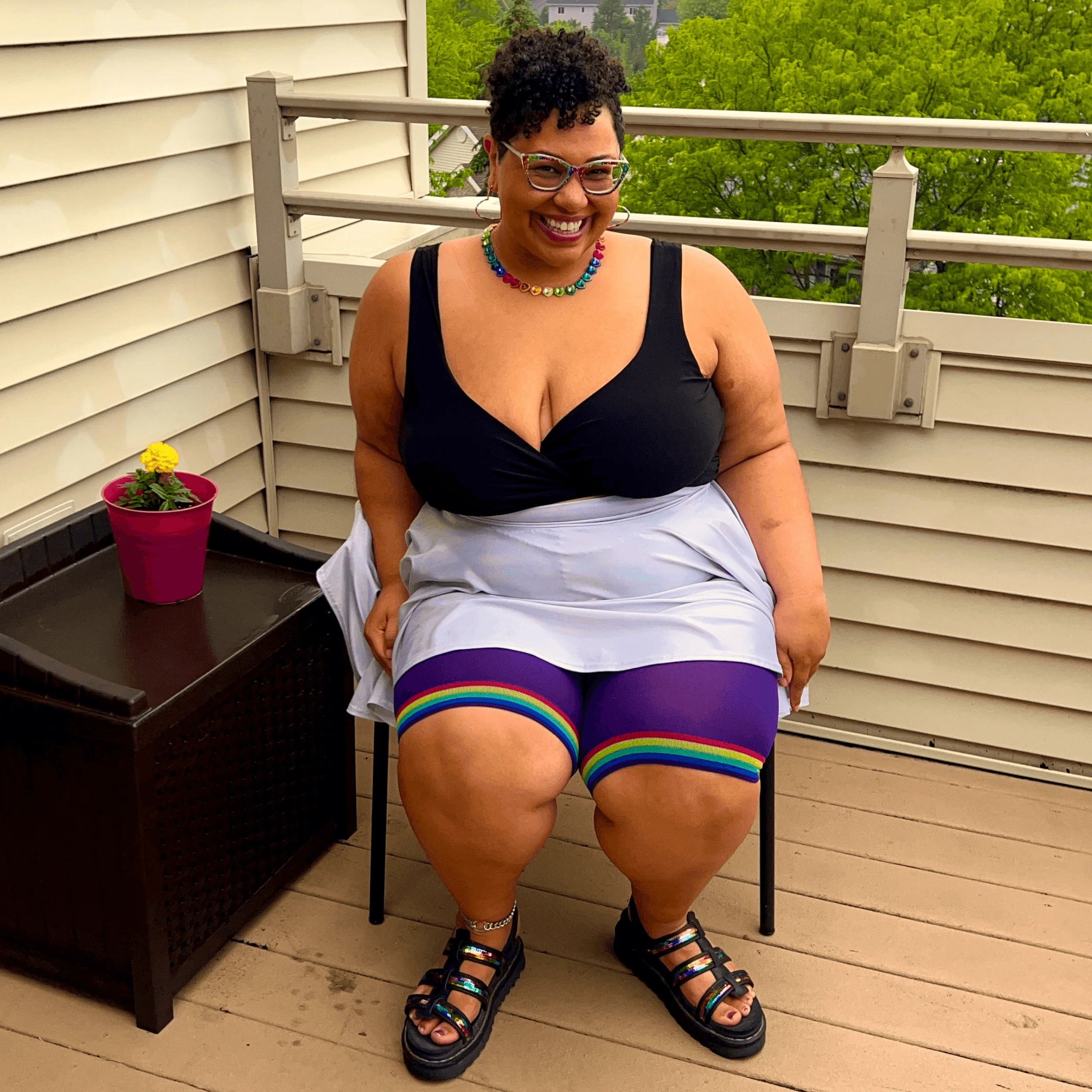 Stay Cool Chub Rub Shorts - Pride - Human Nature 20 Stay Cool Chub Rub Shorts - Pride - Human Nature