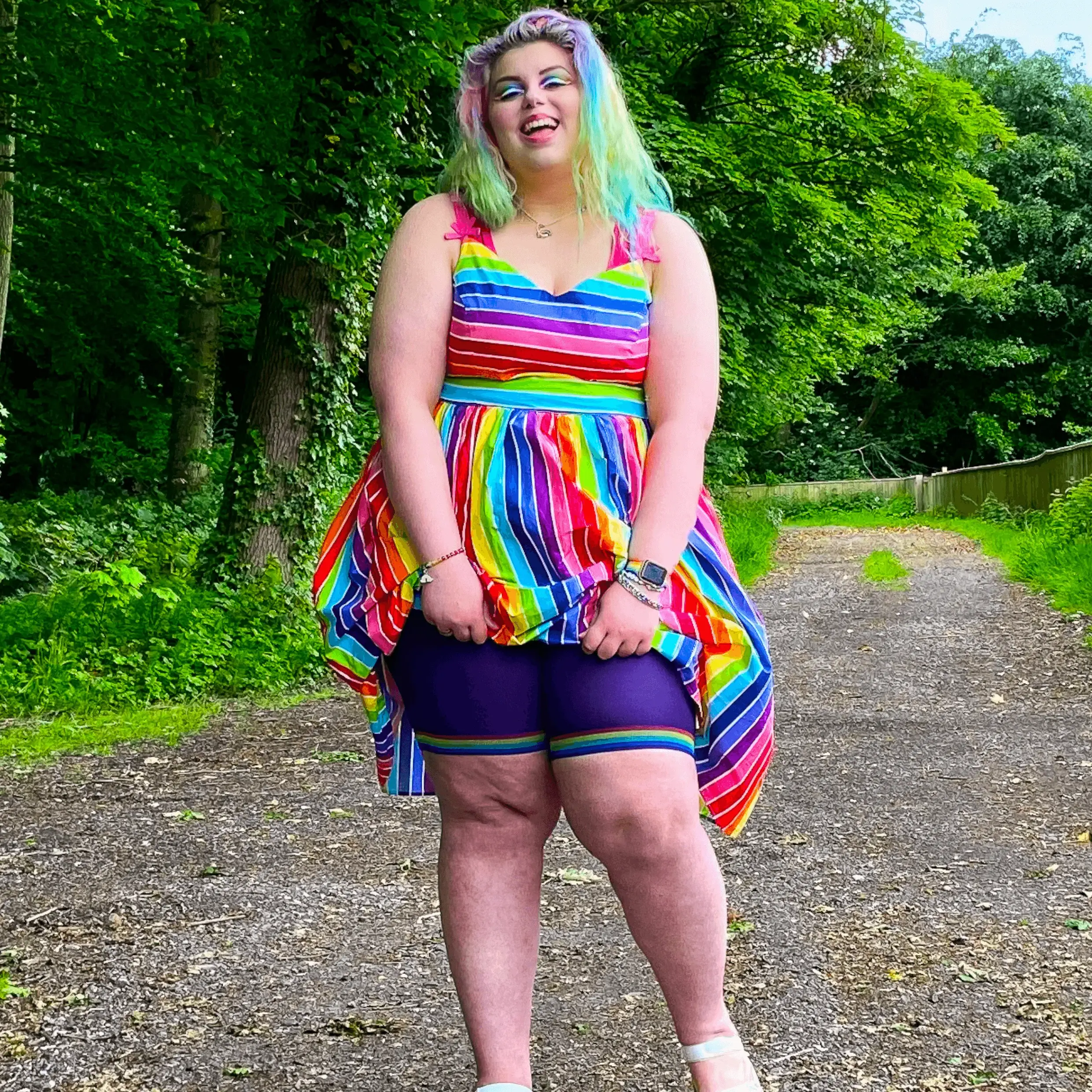 Stay Cool Chub Rub Shorts - Pride - Human Nature 3 Stay Cool Chub Rub Shorts - Pride - Human Nature