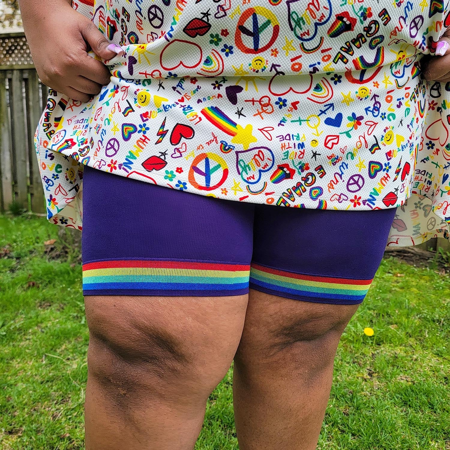 Stay Cool Chub Rub Shorts - Pride - Human Nature 4 Stay Cool Chub Rub Shorts - Pride - Human Nature
