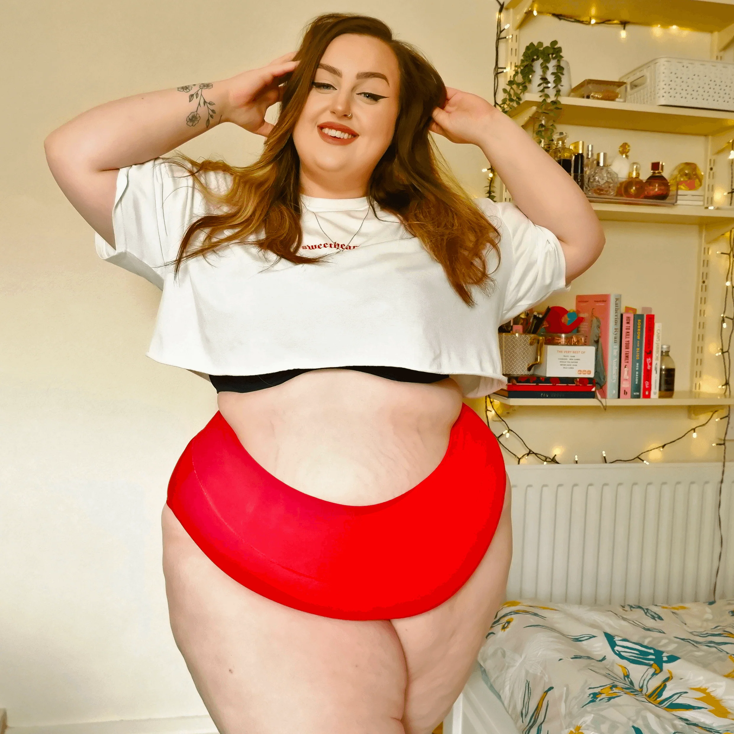 Organic Cotton Full Brief Panties - Lobster