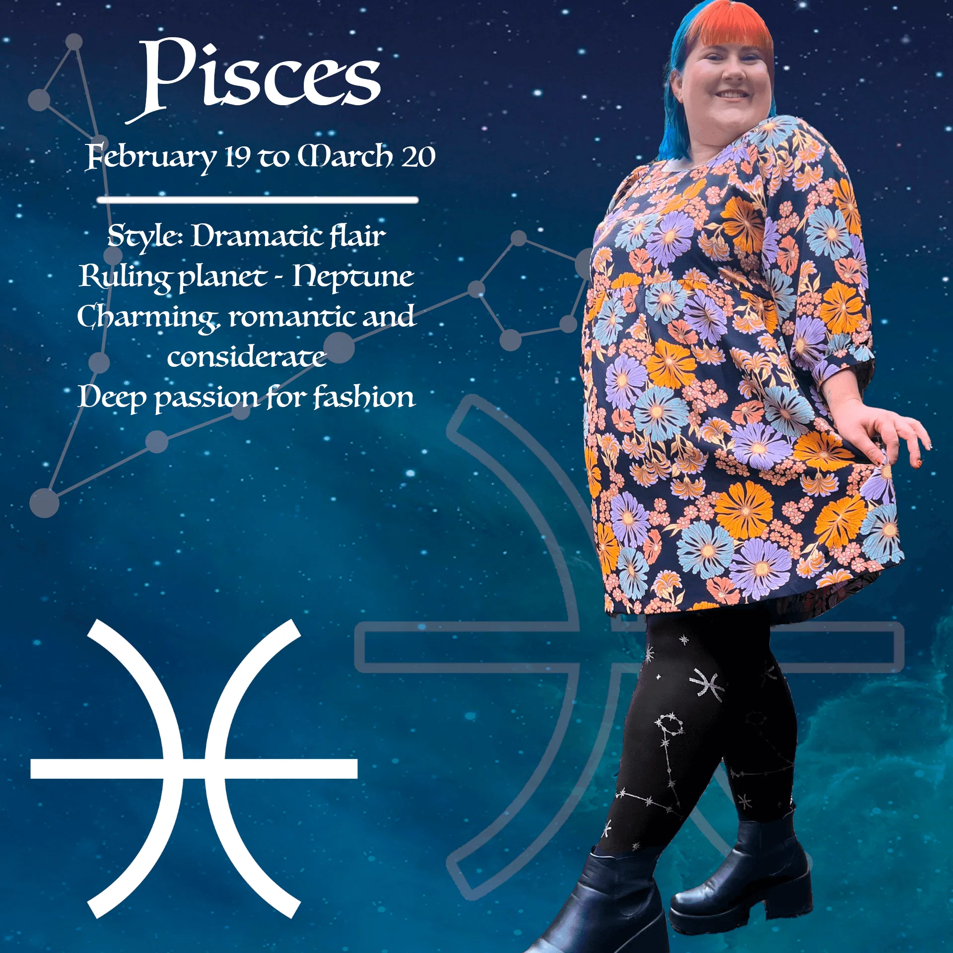 Zodiac Tights - Pisces 3 Zodiac Tights - Pisces
