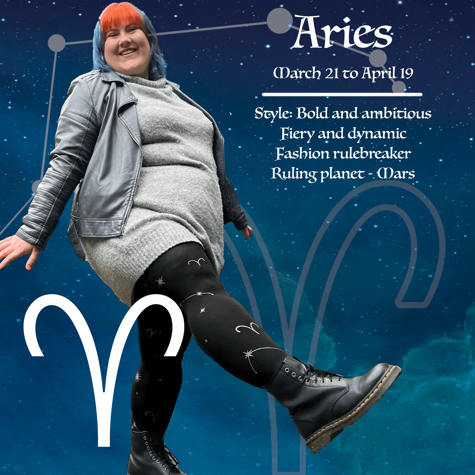 Zodiac Tights - Aries 3 Zodiac Tights - Aries