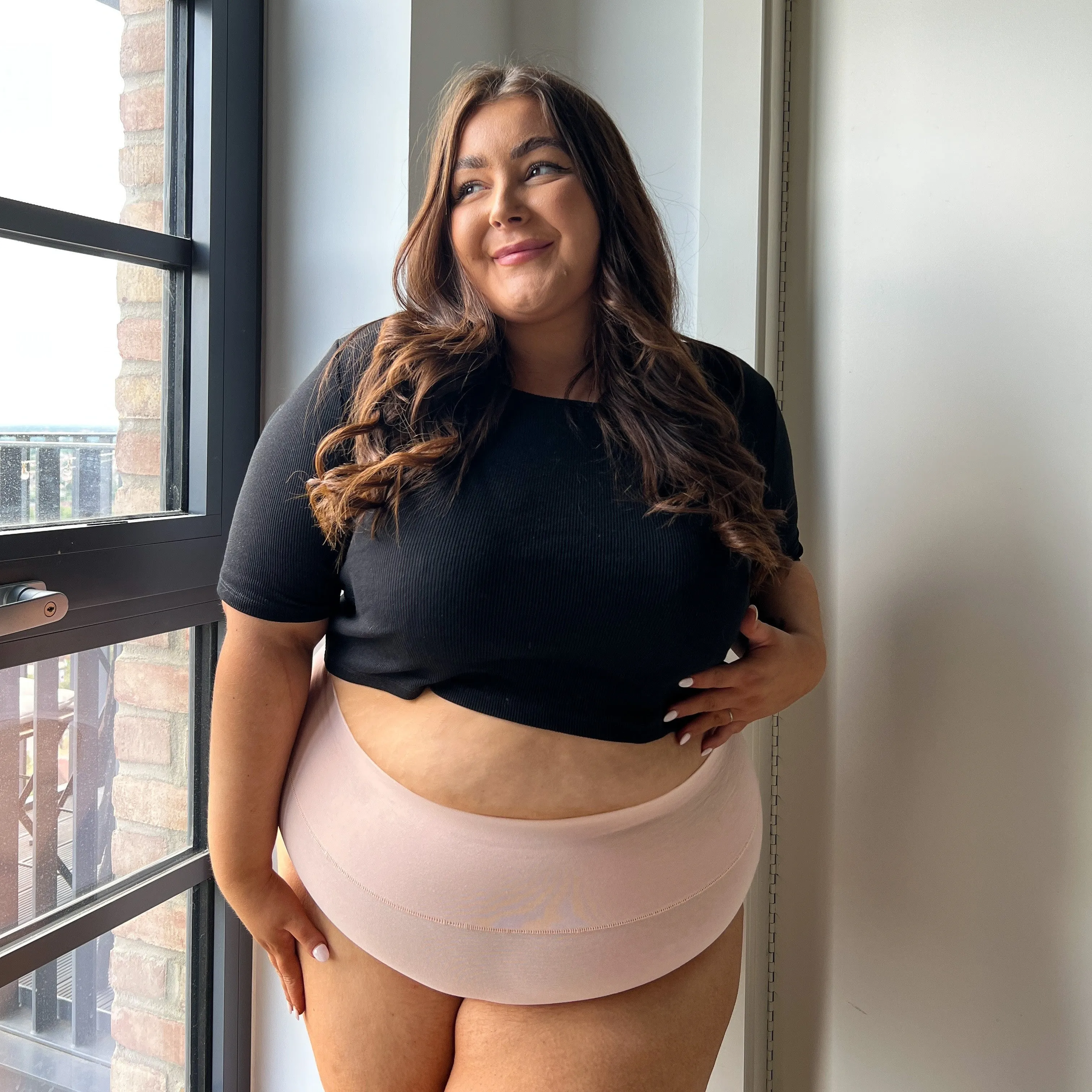 Organic Cotton Full Brief Panties - Ballet Pink 3 Organic Cotton Full Brief Panties - Ballet Pink