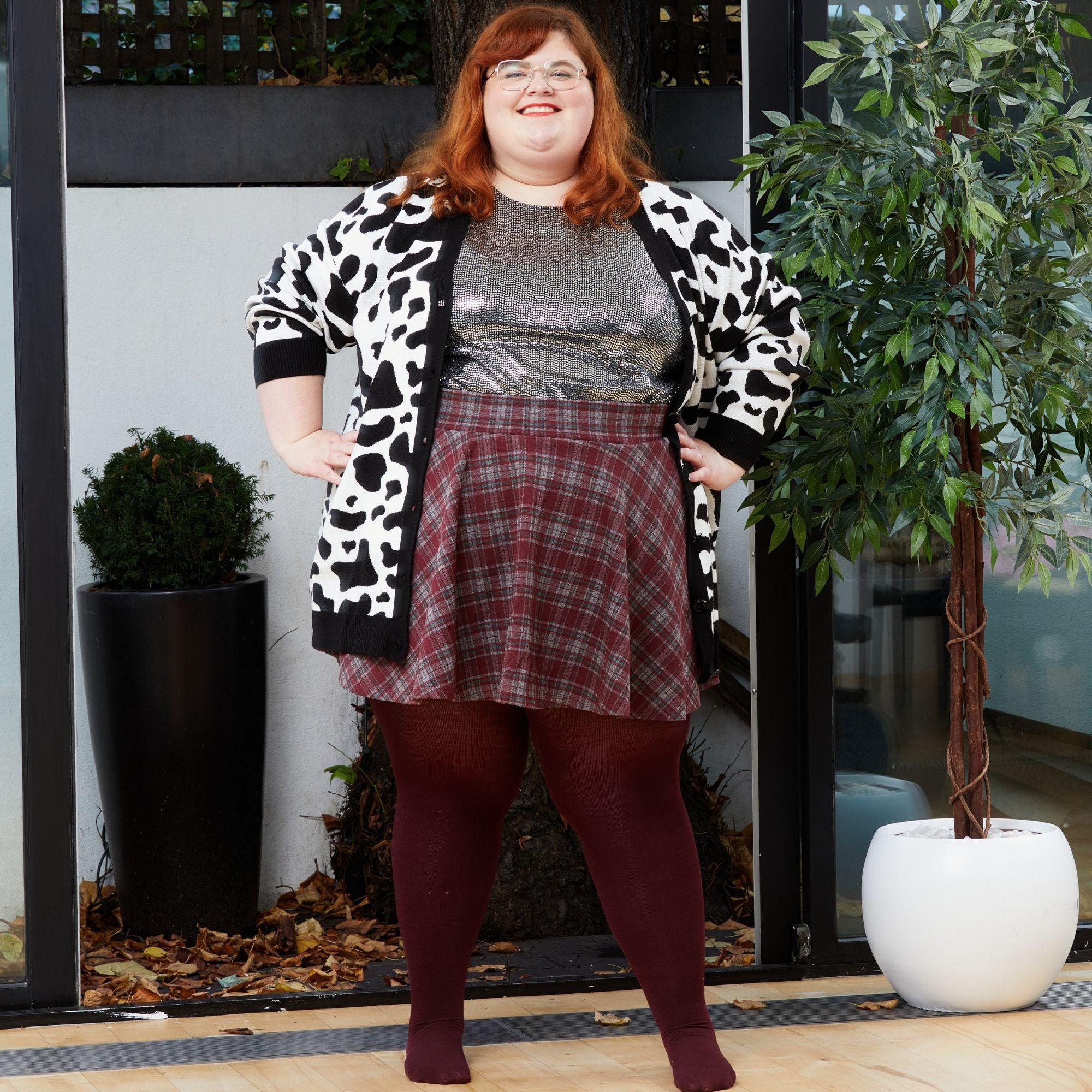 Merino Wool Tights - Red Velvet Cake 11 Merino Wool Tights - Red Velvet Cake