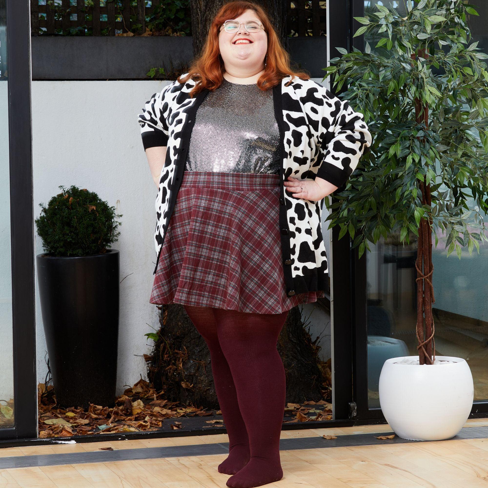 Merino Wool Tights - Red Velvet Cake 14 Merino Wool Tights - Red Velvet Cake