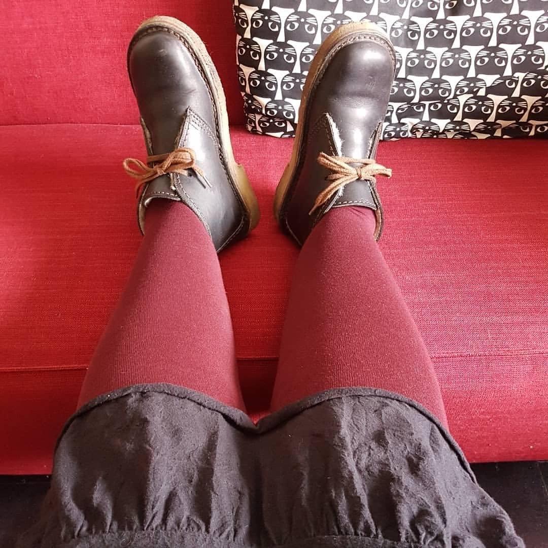 Merino Wool Tights - Red Velvet Cake 18 Merino Wool Tights - Red Velvet Cake