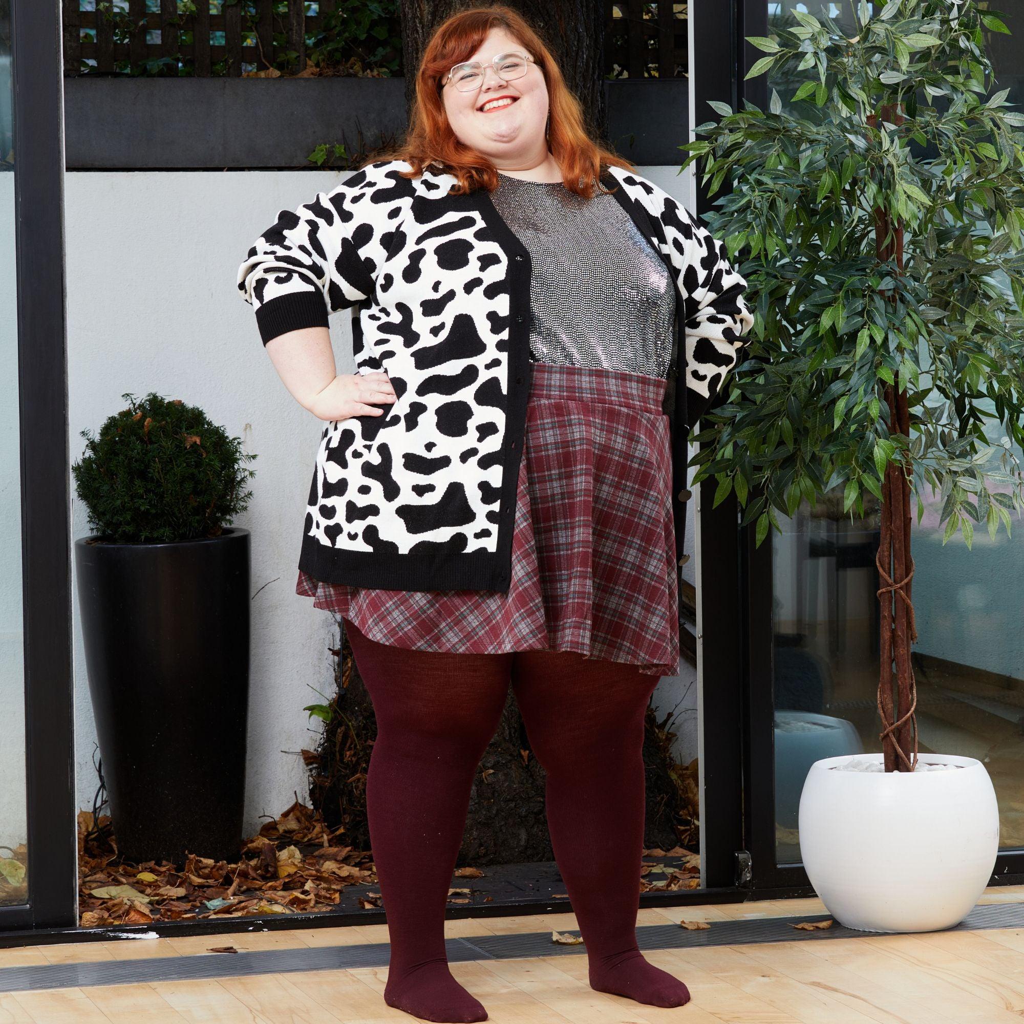 Merino Wool Tights - Red Velvet Cake 5 Merino Wool Tights - Red Velvet Cake