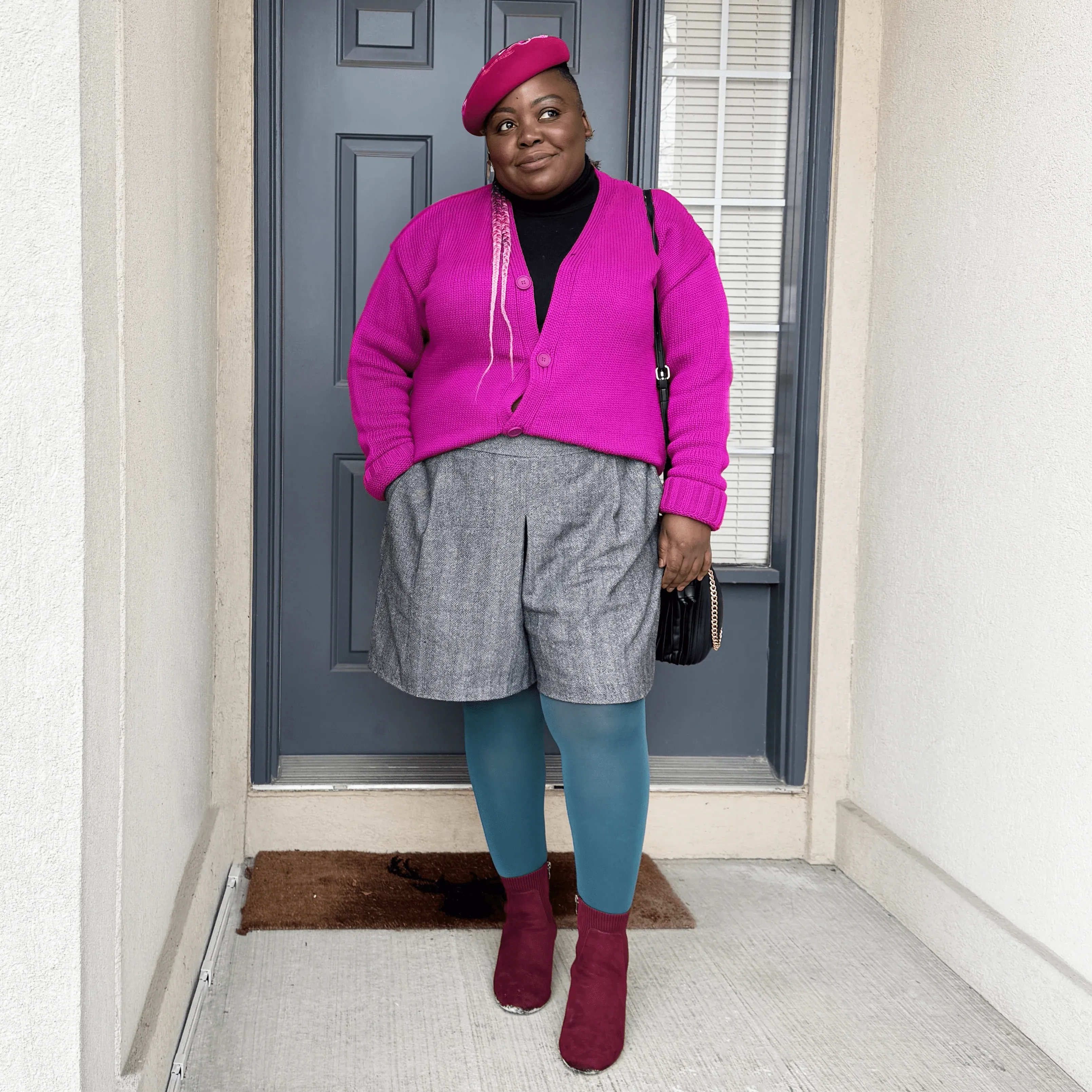 Semi-Opaque 50 Den Tights - Blueberry Muffin 12 Semi-Opaque 50 Den Tights - Blueberry Muffin