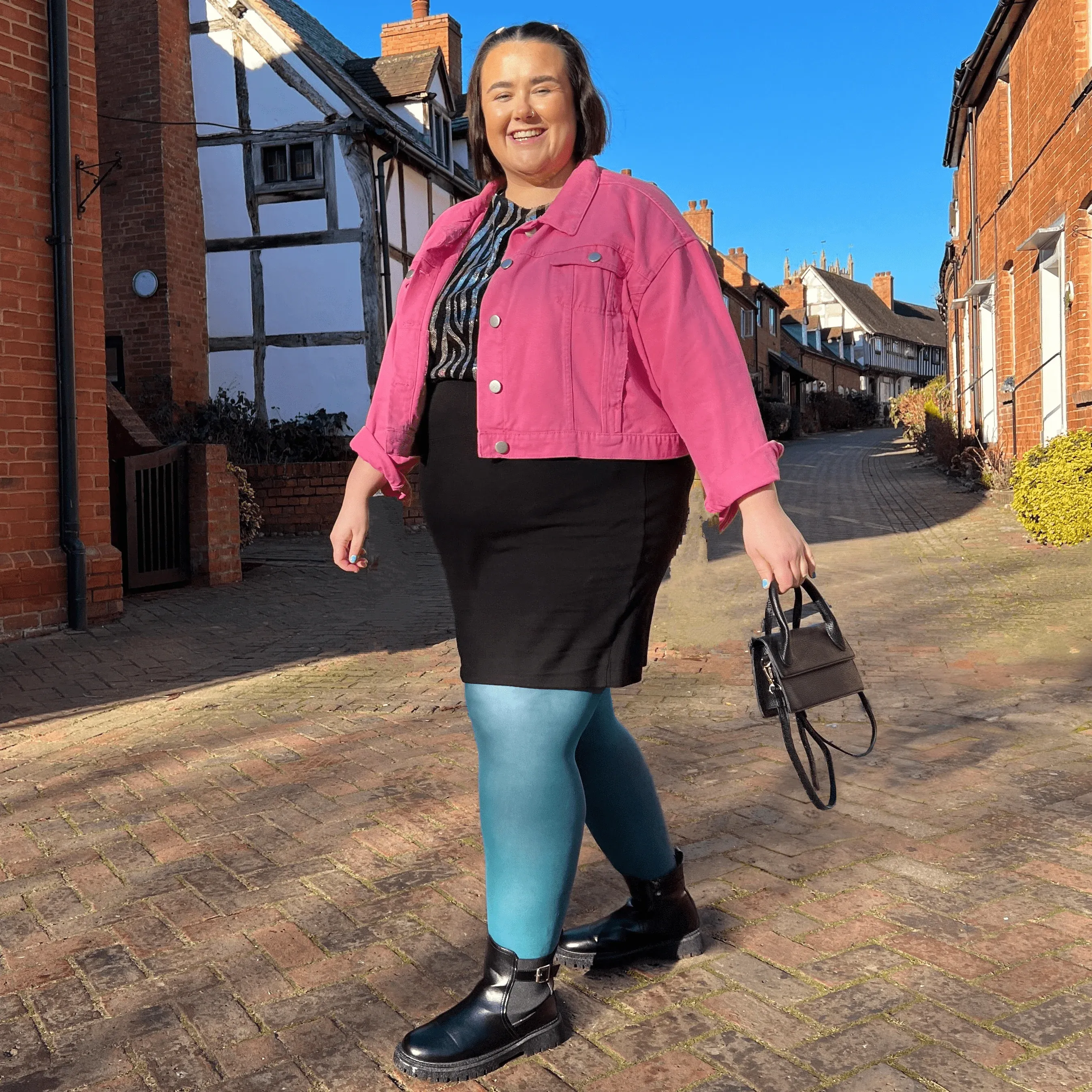 Semi-Opaque 50 Den Tights - Blueberry Muffin 4 Semi-Opaque 50 Den Tights - Blueberry Muffin