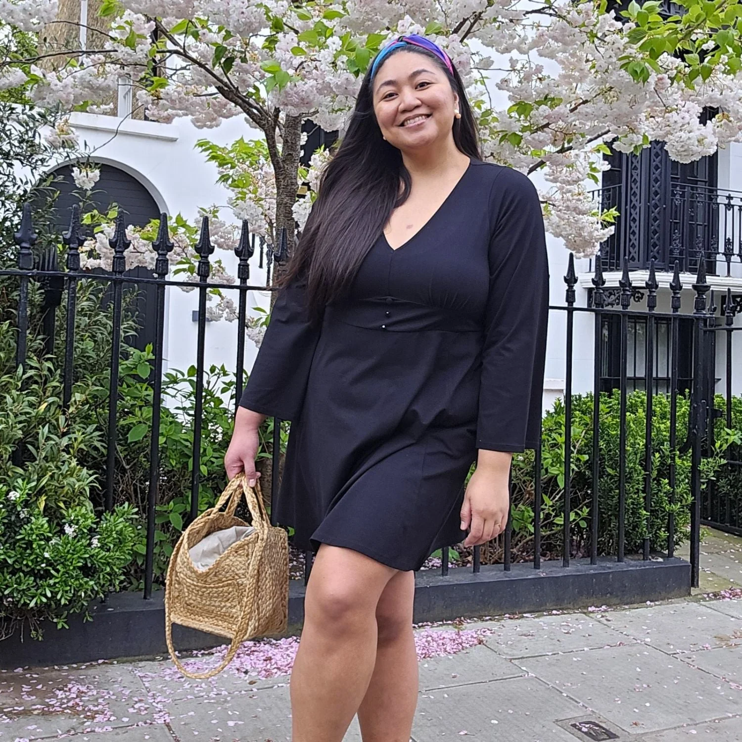 Bell Sleeve Mini Dress - Black 24 Bell Sleeve Mini Dress - Black