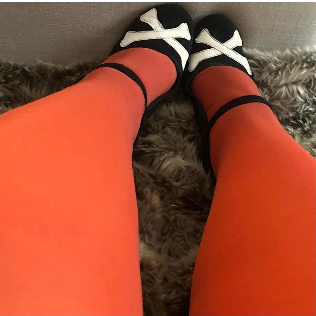 Opaque 80 Den Tights - Pumpkin Spice 9 Opaque 80 Den Tights - Pumpkin Spice