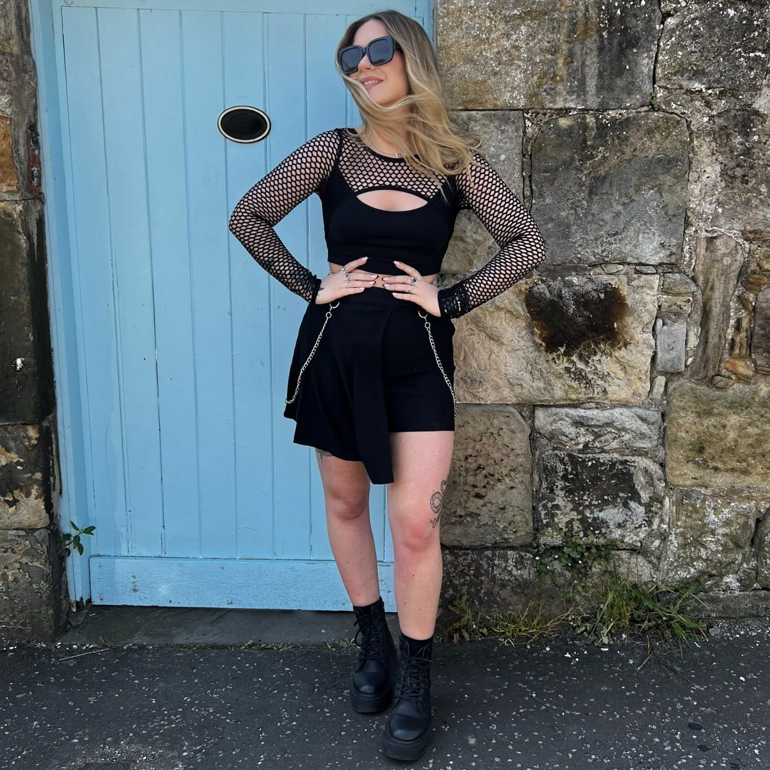 Fishnet Top - Alanis - Black 12 Fishnet Top - Alanis - Black