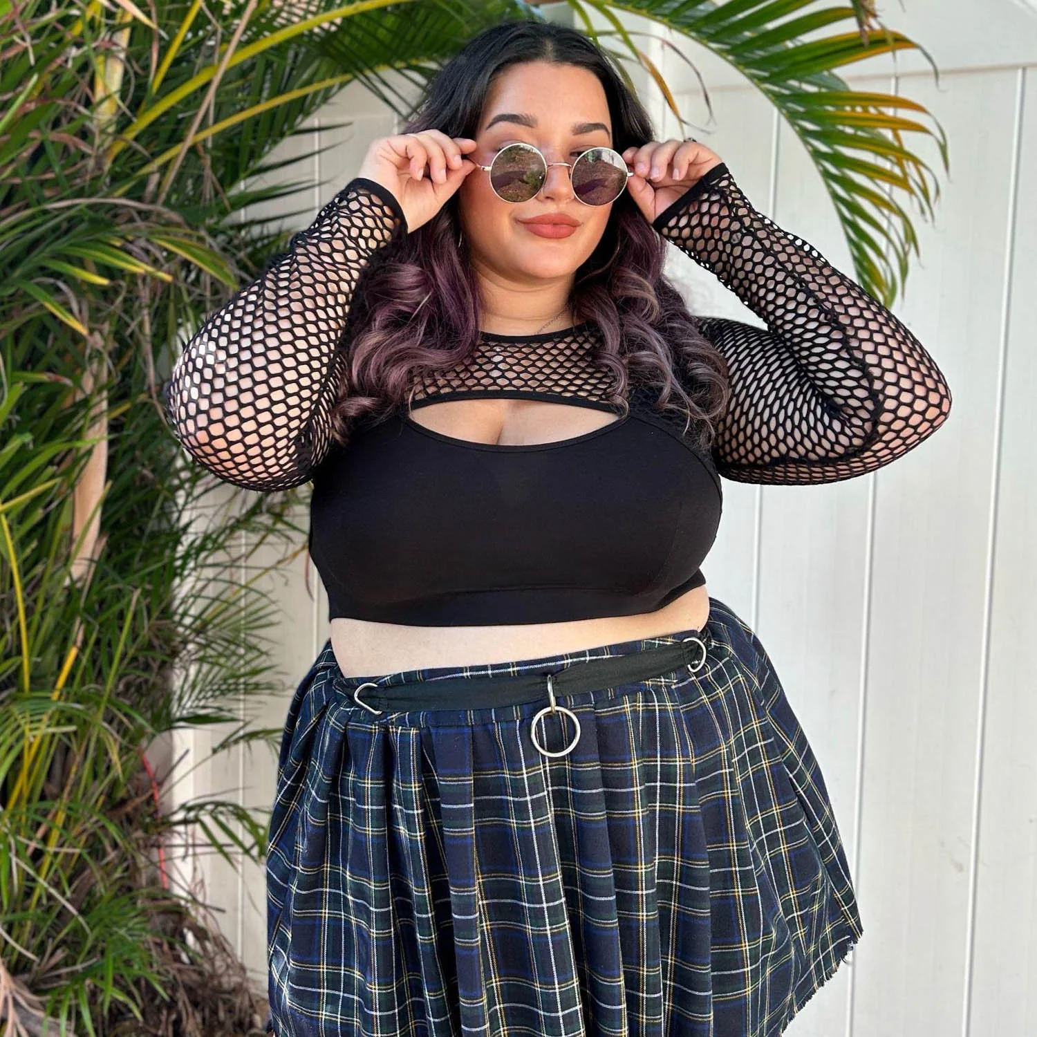 Fishnet Top - Alanis - Black 5 Fishnet Top - Alanis - Black