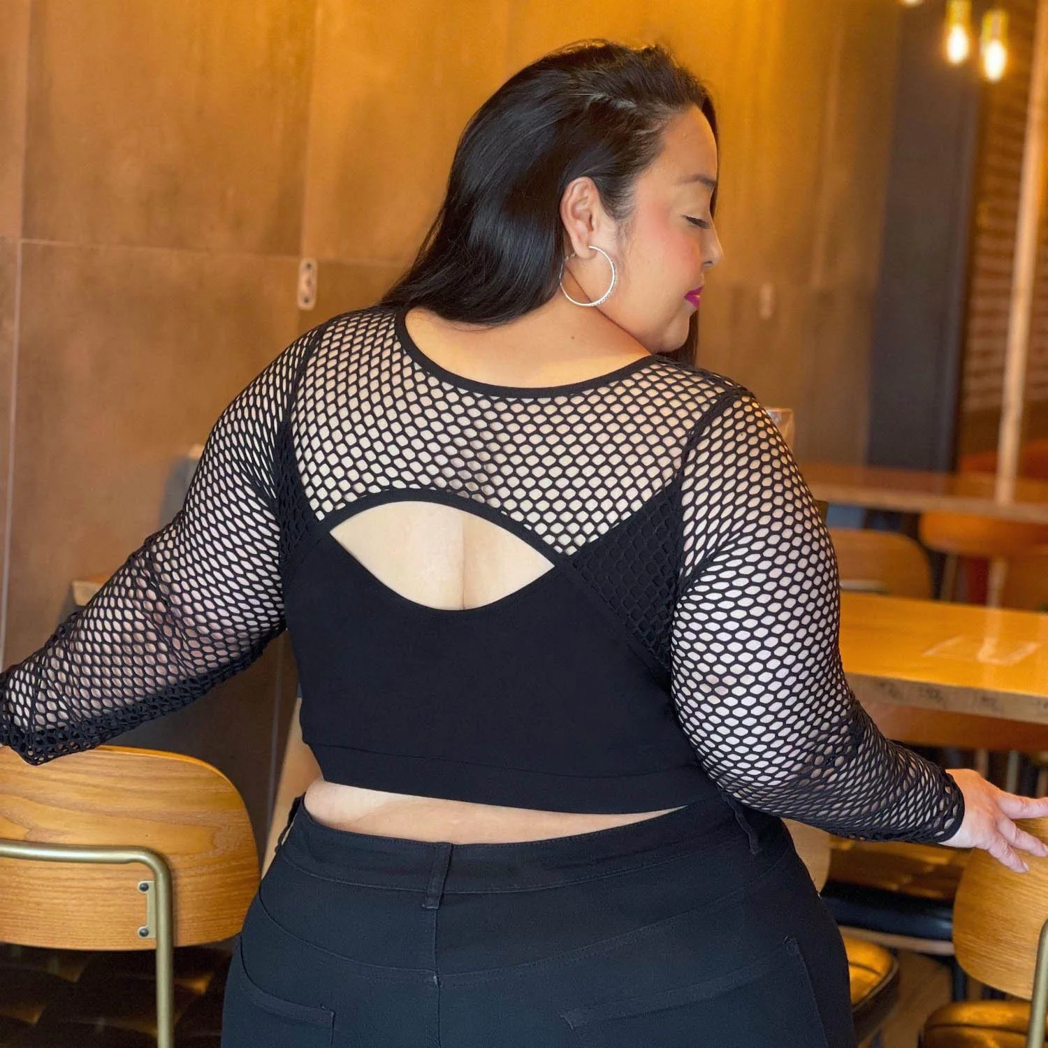 Fishnet Top - Alanis - Black 10 Fishnet Top - Alanis - Black