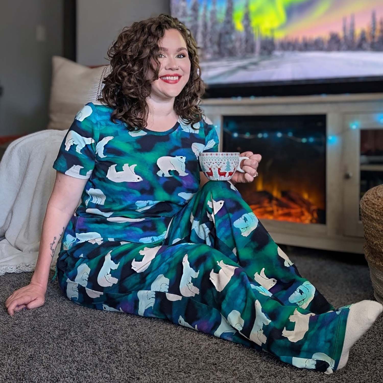 Organic Cotton PJ Bottoms - Polar Bears 5 Organic Cotton PJ Bottoms - Polar Bears