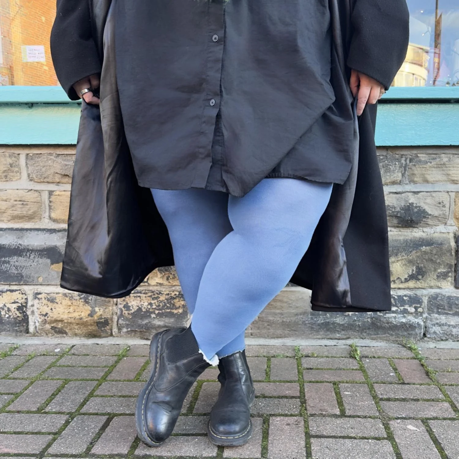Bamboo Tights - Denim 7 Bamboo Tights - Denim