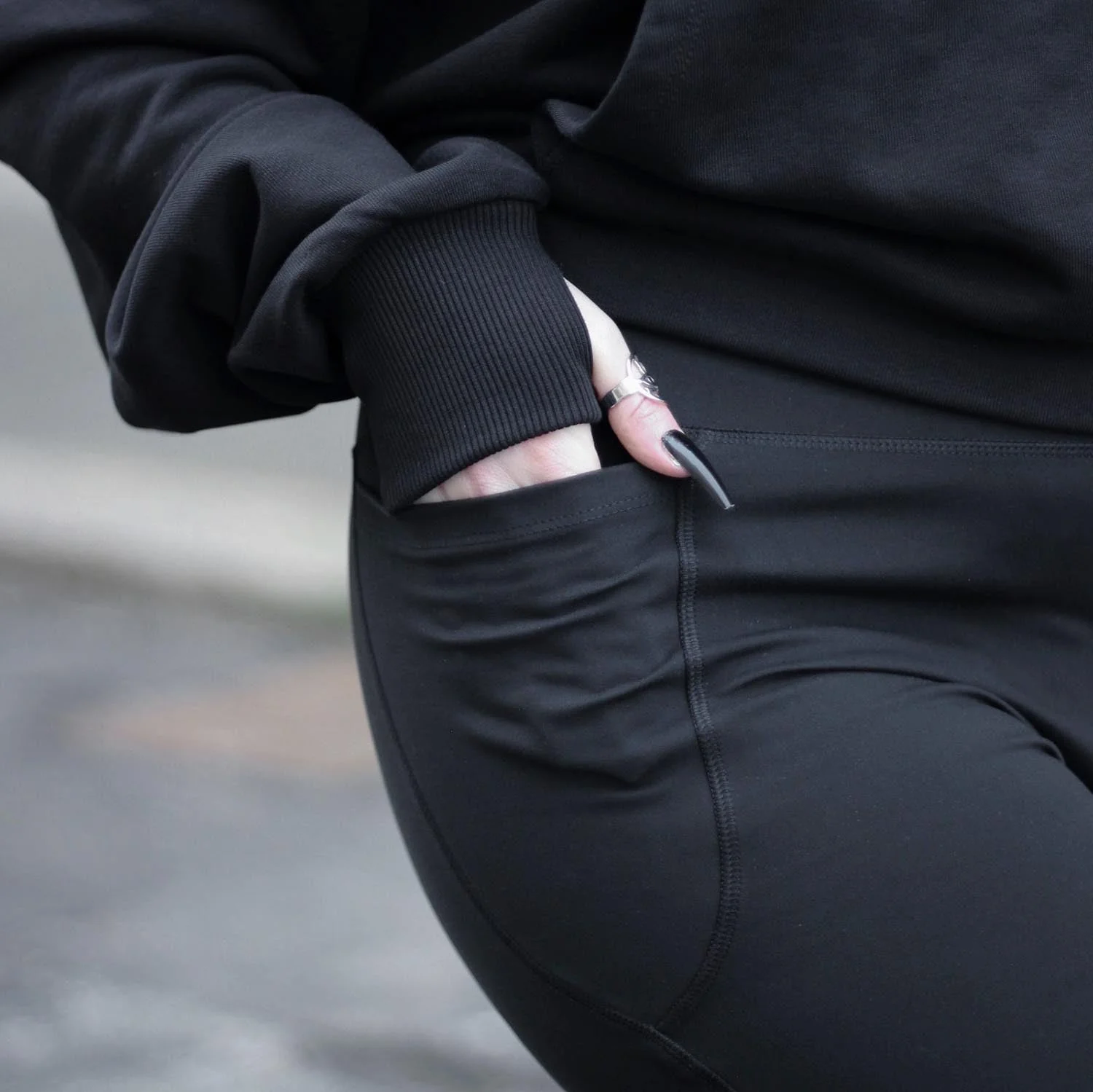 Long Buttery Leggings - Black 8 Long Buttery Leggings - Black