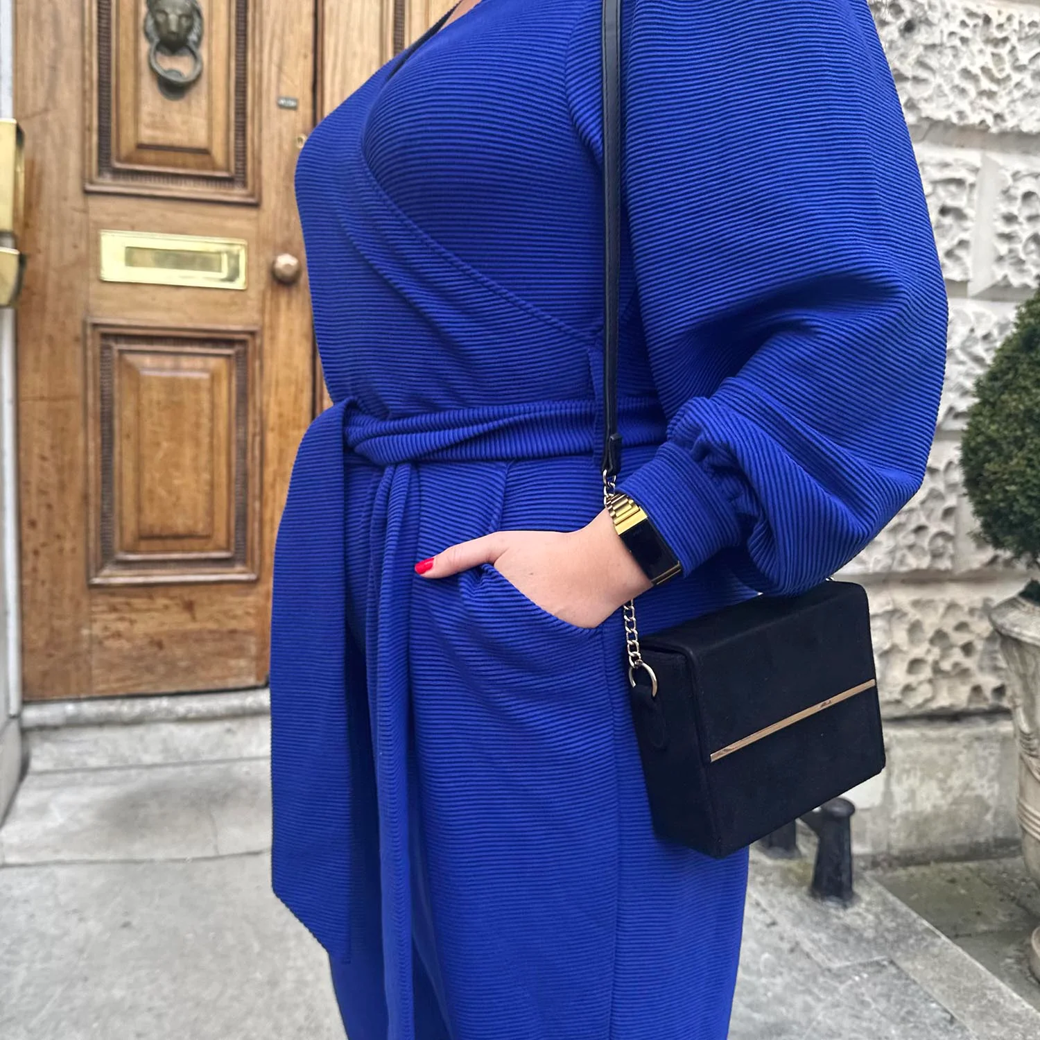 Ottoman Long Sleeve Wrap Jumpsuit - Aretha 14 Ottoman Long Sleeve Wrap Jumpsuit - Aretha