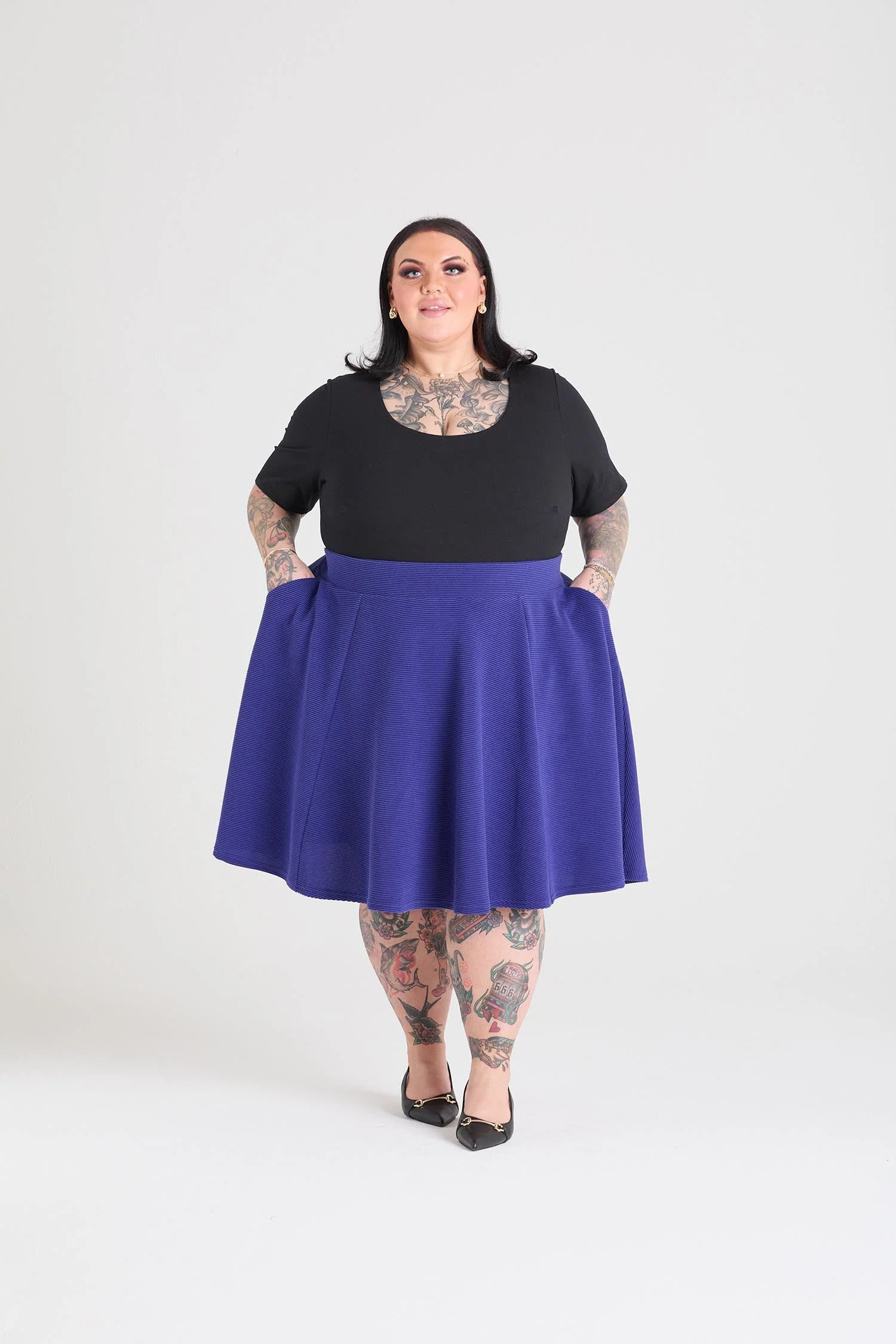 Ottoman Flare Skirt - Aretha