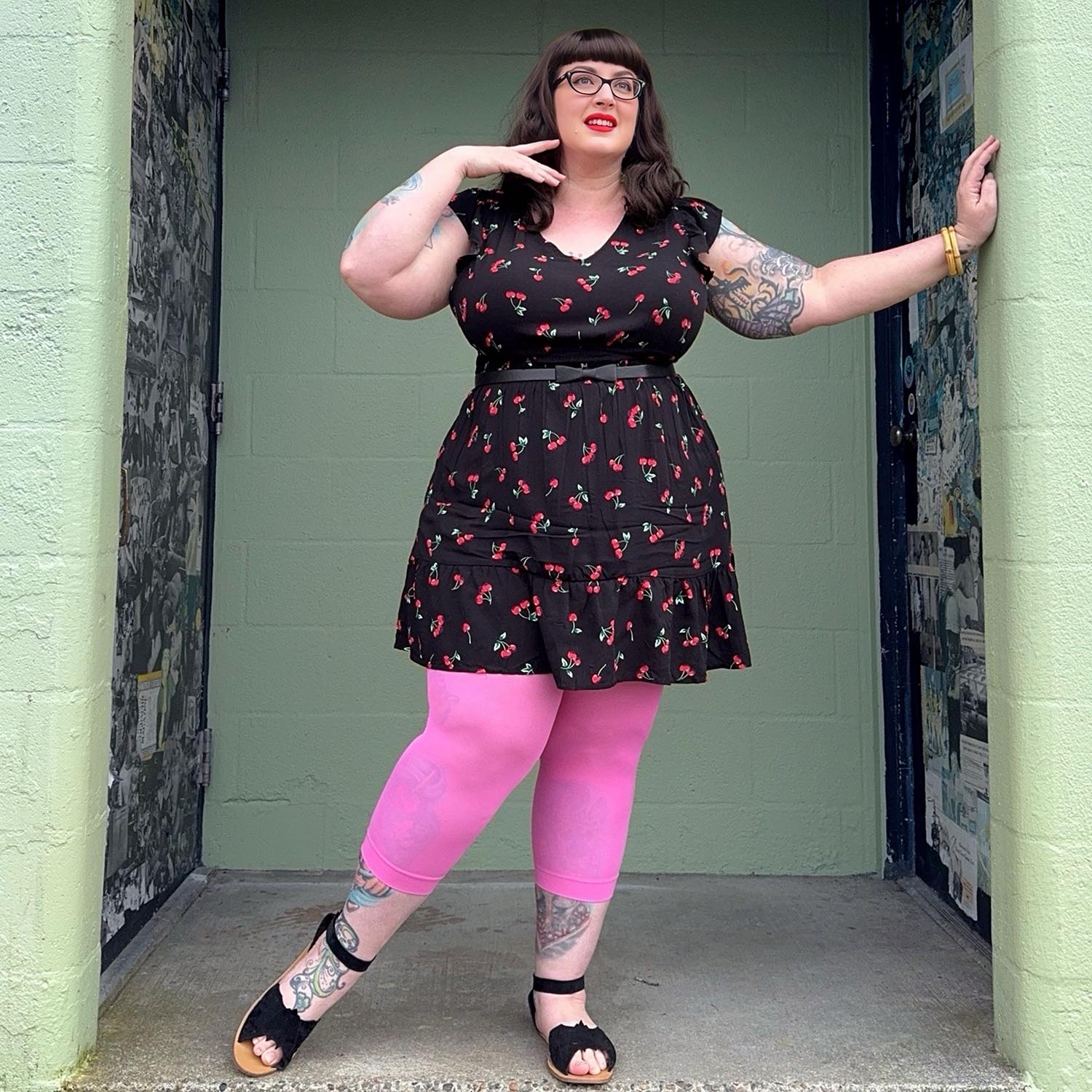 Stay Cool Capri Tights - Pink Lady 8 Stay Cool Capri Tights - Pink Lady