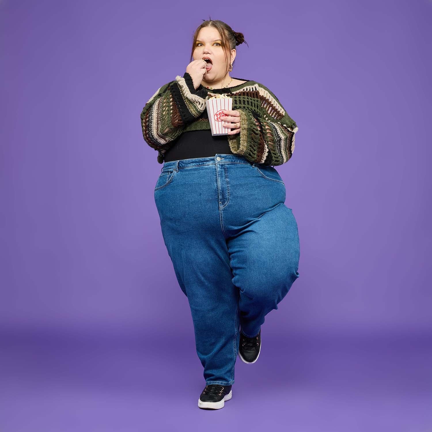 Organic Mom Jeans - Atlantic 18 Organic Mom Jeans - Atlantic