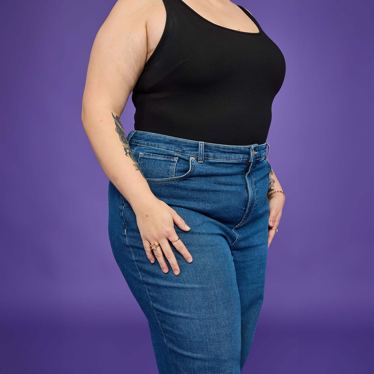 Organic Mom Jeans - Atlantic 19 Organic Mom Jeans - Atlantic