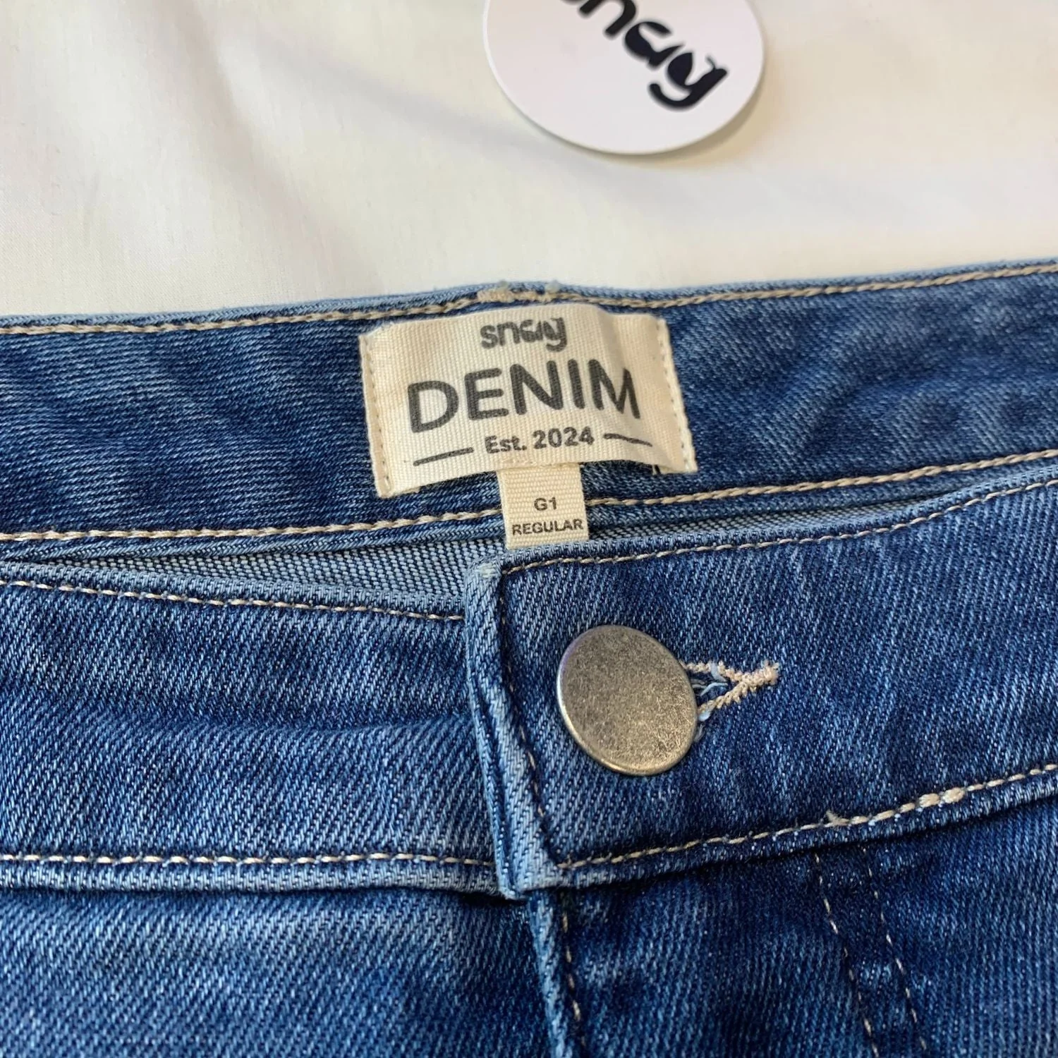 Organic Mom Jeans - Atlantic 23 Organic Mom Jeans - Atlantic