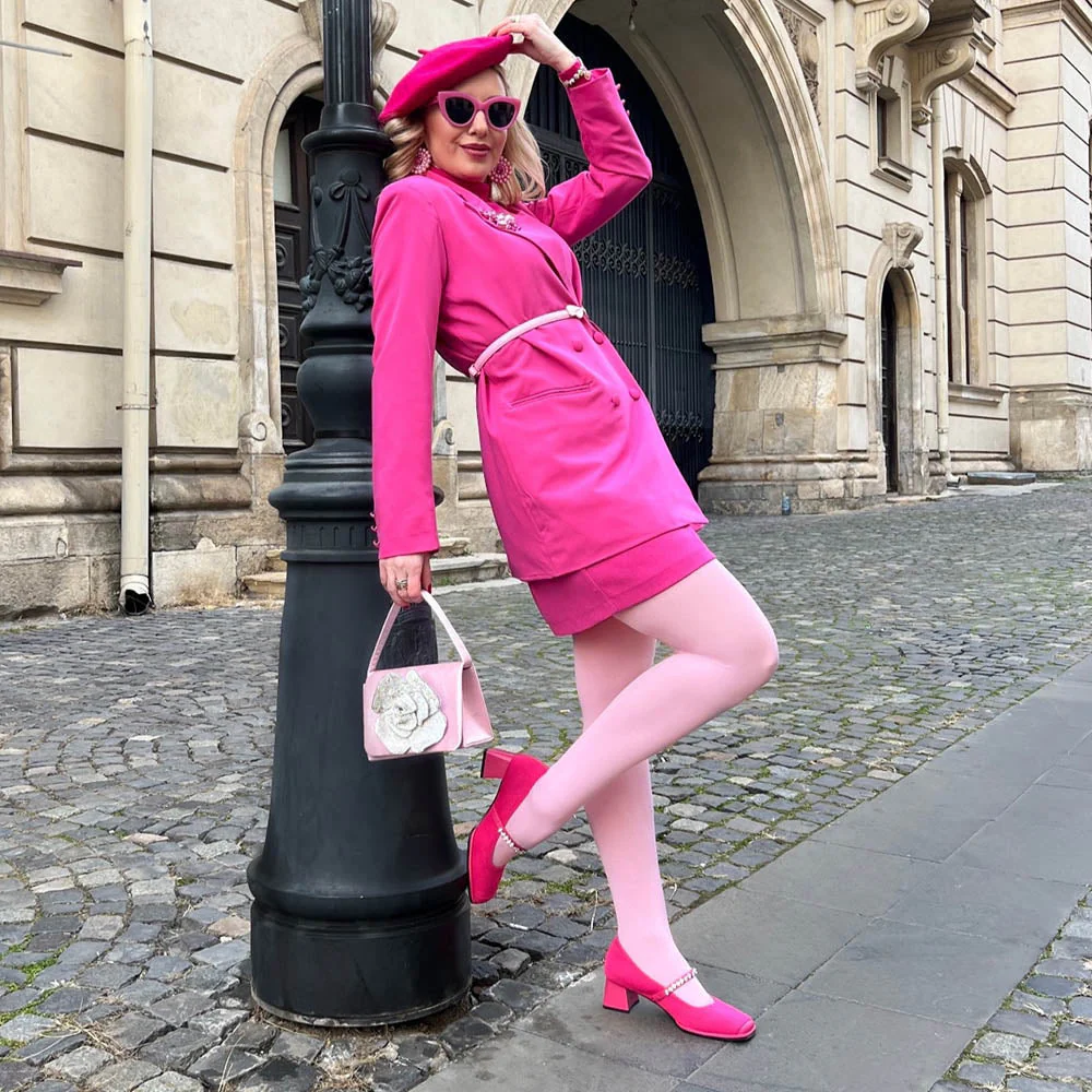 Opaque 80 Den Tights - PÃ©tale de Rose