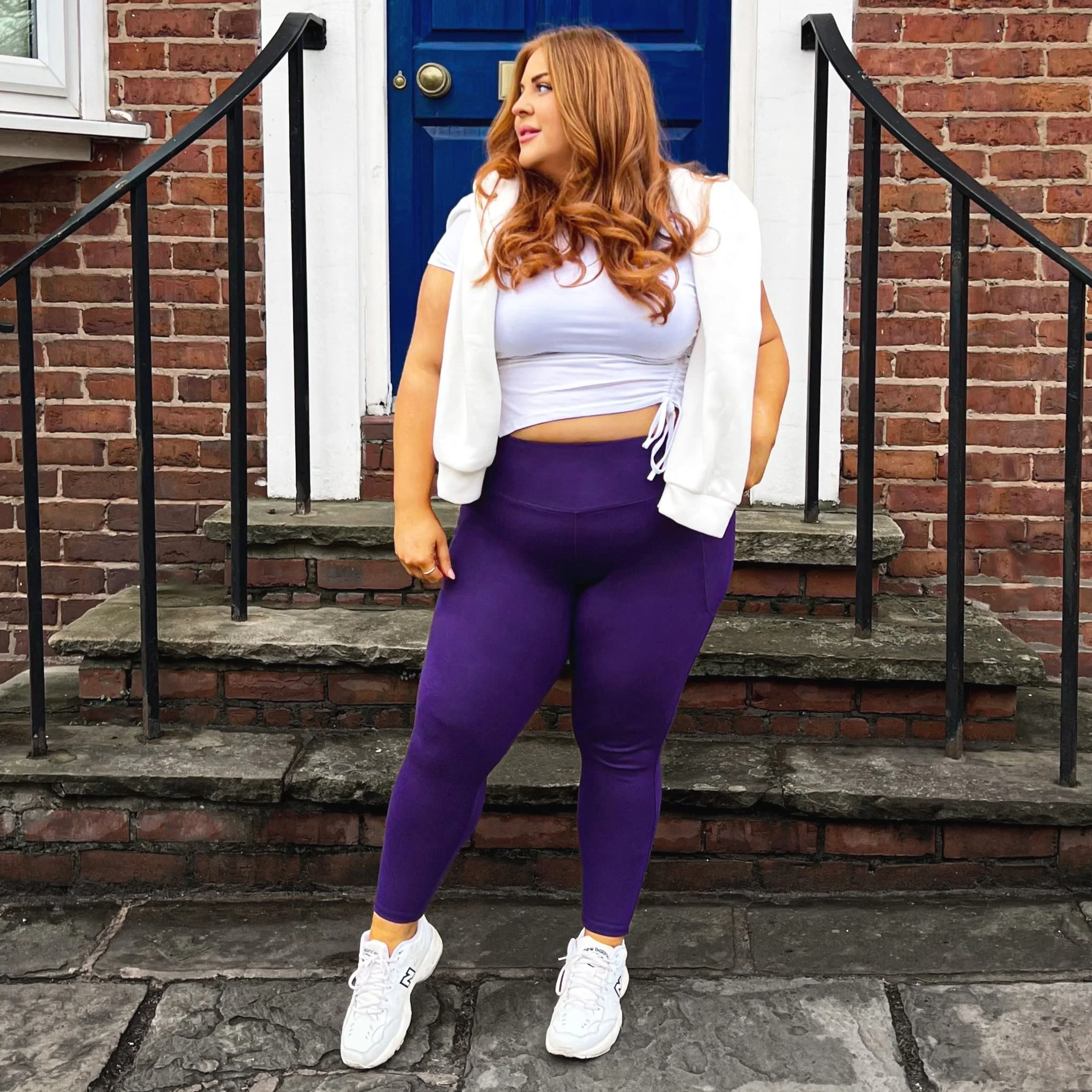 Squat Proof Short Leggings - Suffragette Purple 7 Squat Proof Short Leggings - Suffragette Purple