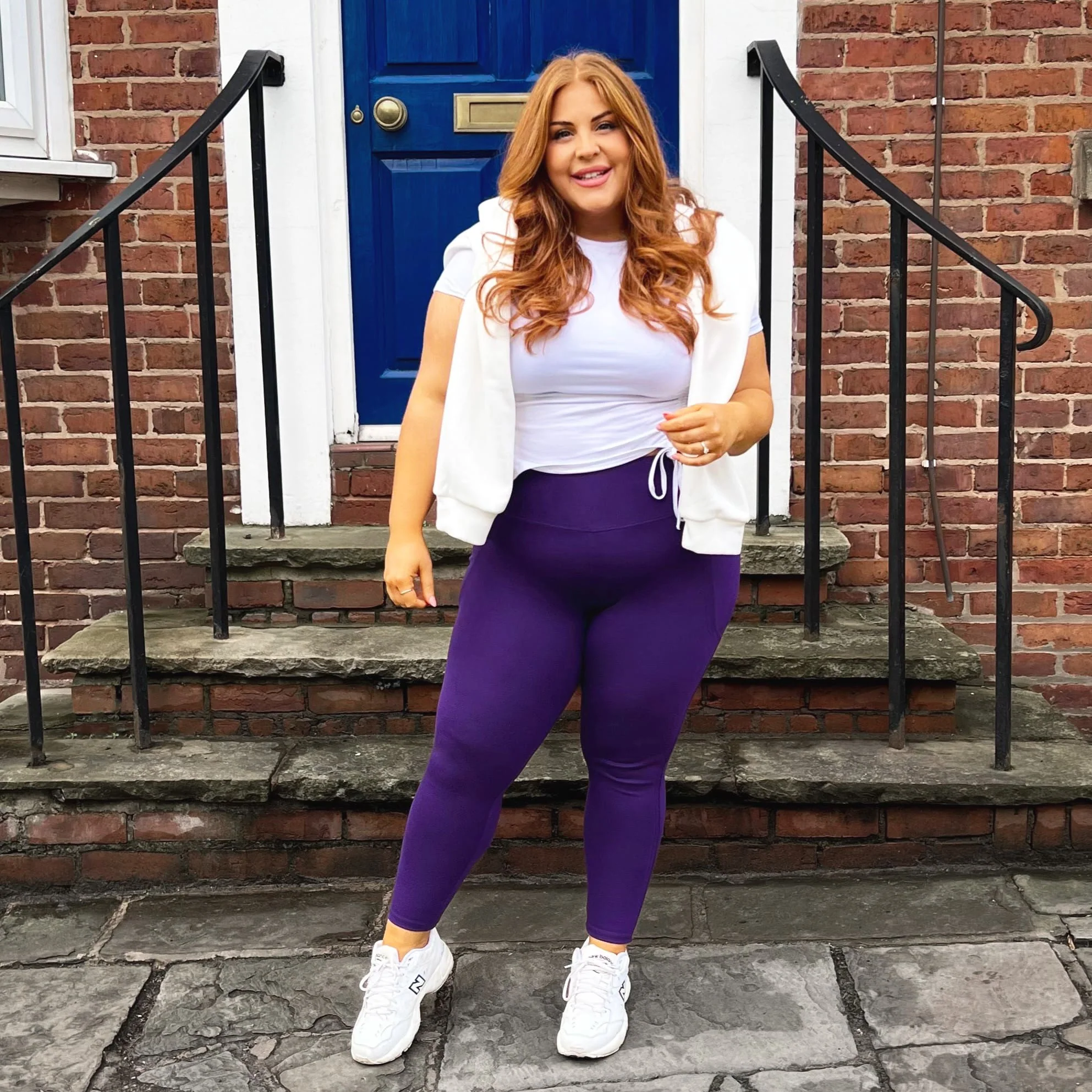 Squat Proof Short Leggings - Suffragette Purple 10 Squat Proof Short Leggings - Suffragette Purple