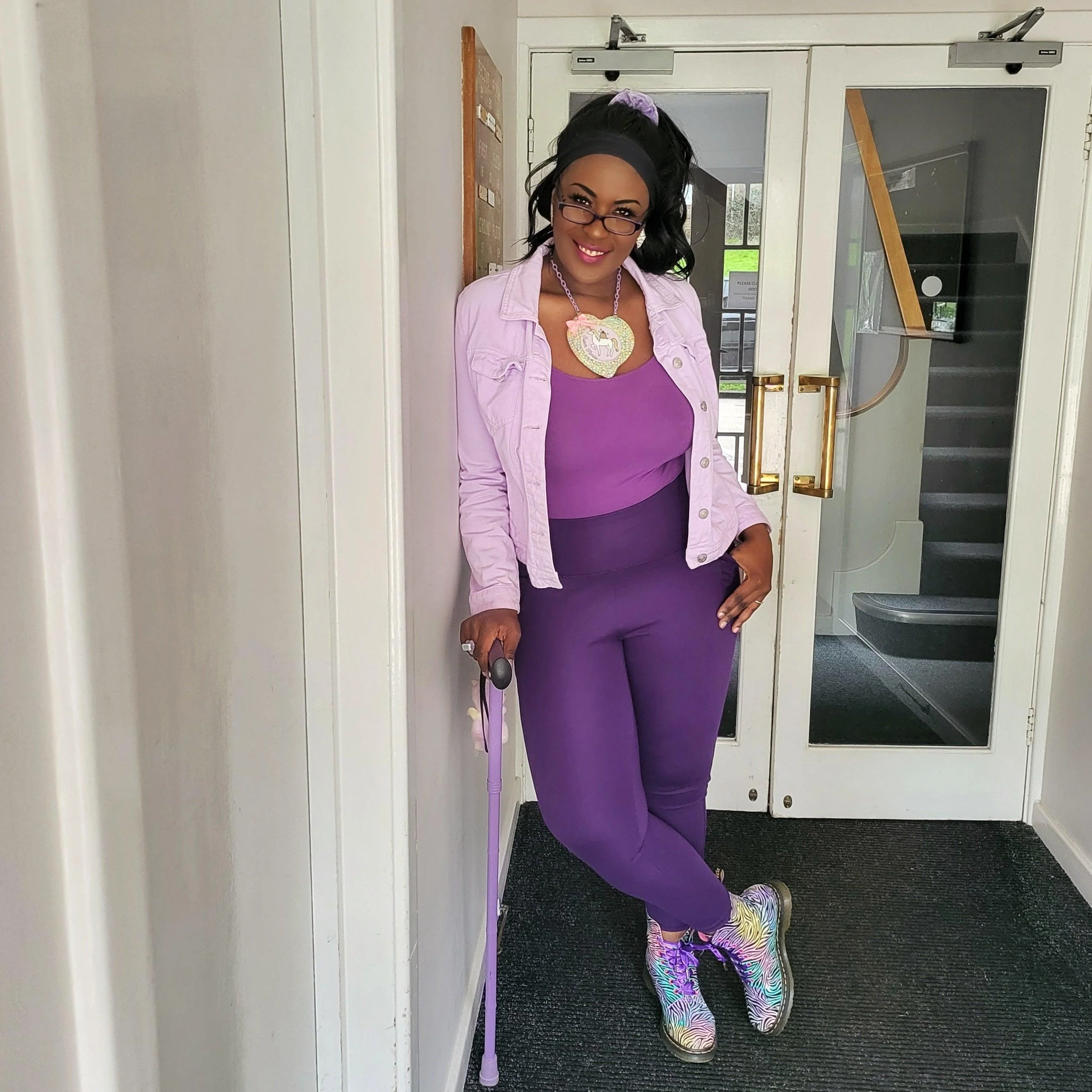 Squat Proof Long Leggings - Suffragette Purple 7 Squat Proof Long Leggings - Suffragette Purple