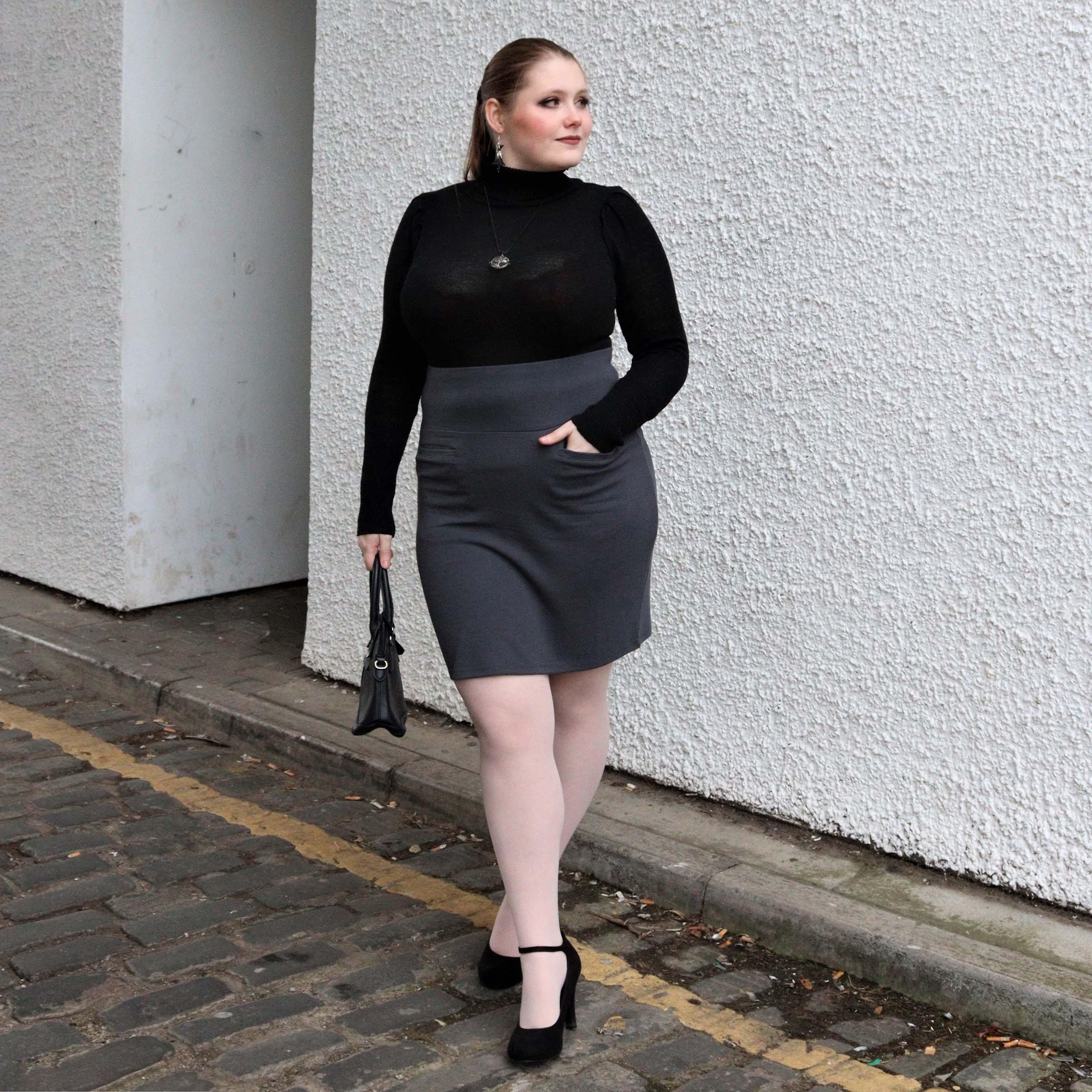 Mini Skirt - Slate Gray 13 Mini Skirt - Slate Gray