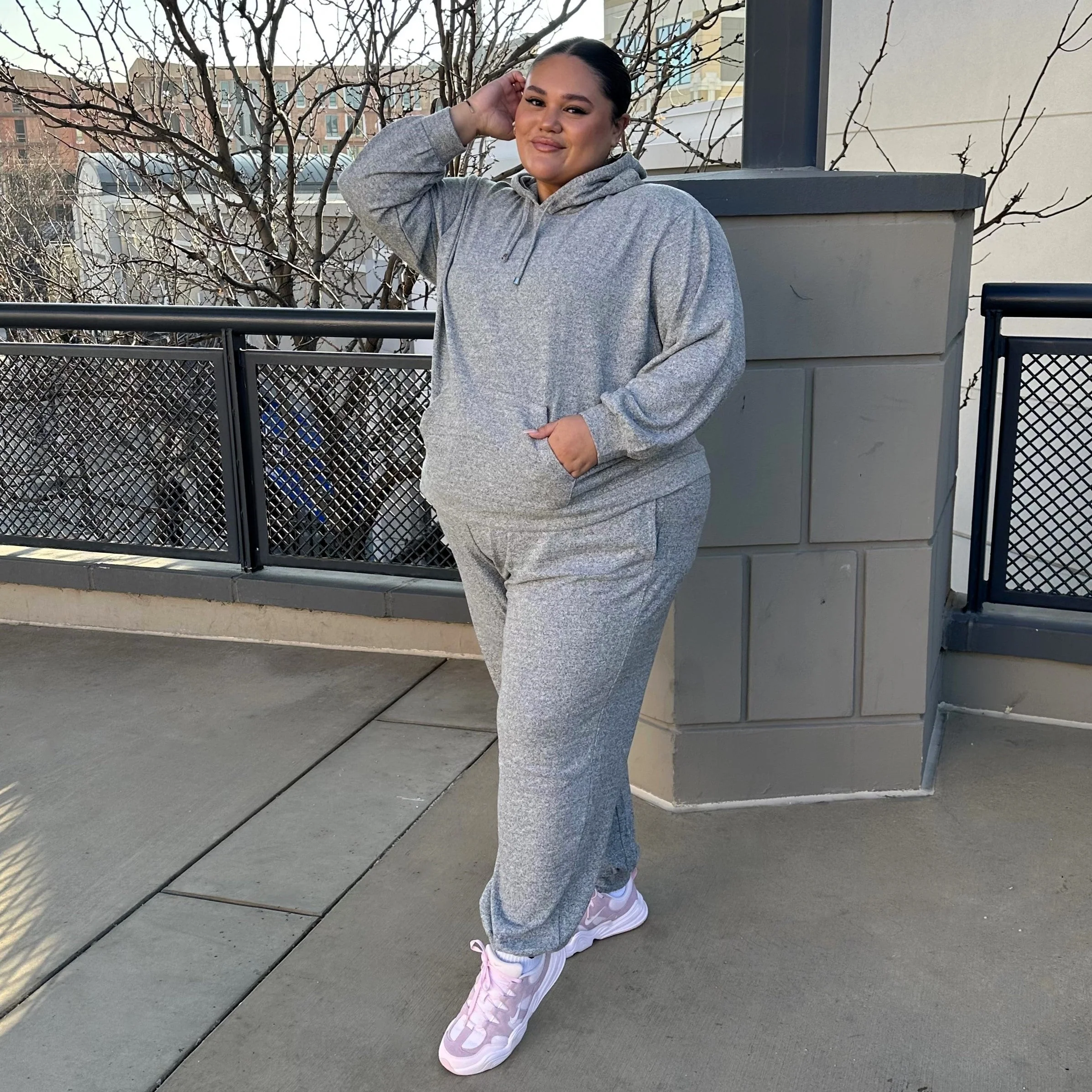 Hoodie - Gray Marl 13 Hoodie - Gray Marl