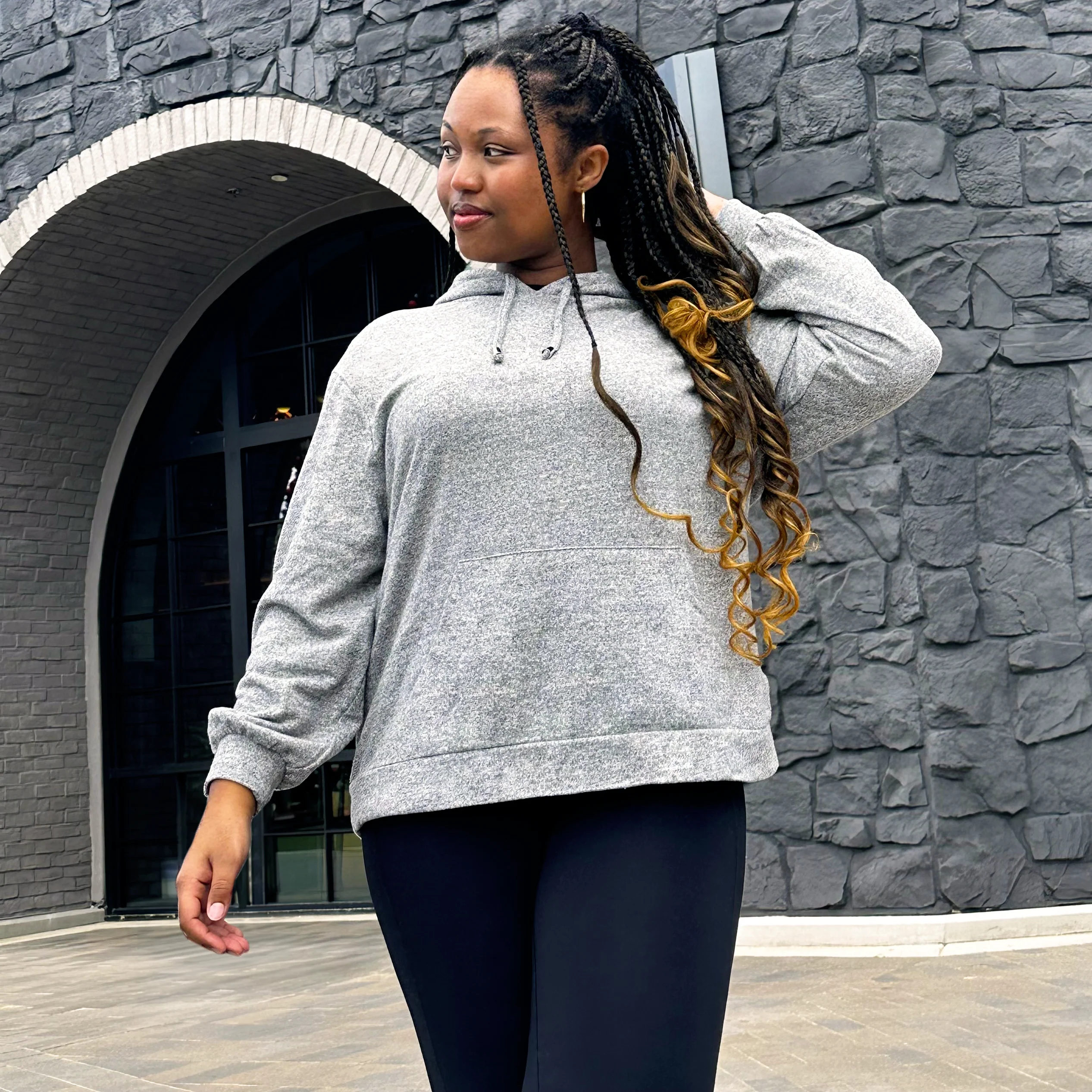 Hoodie - Gray Marl 16 Hoodie - Gray Marl