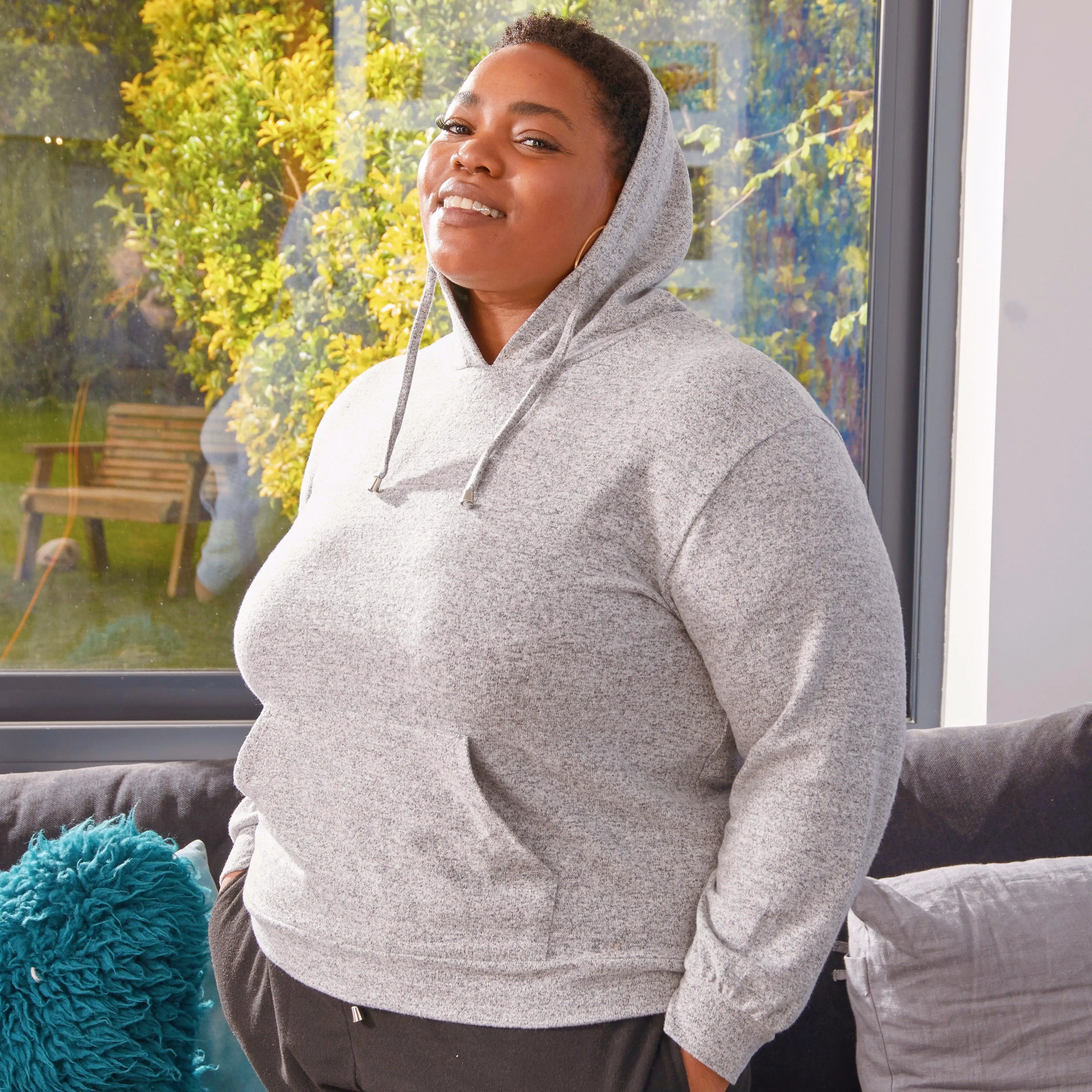 Hoodie - Gray Marl 4 Hoodie - Gray Marl